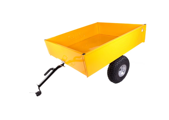 TR 350-7 Anhänger für Rasentraktor-GELB