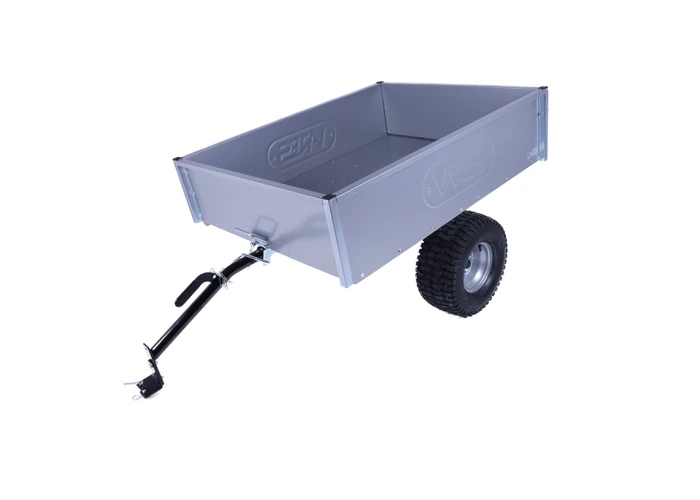 TR 220S Trailer f.Garden Tractor-GALVANIZED+Silver