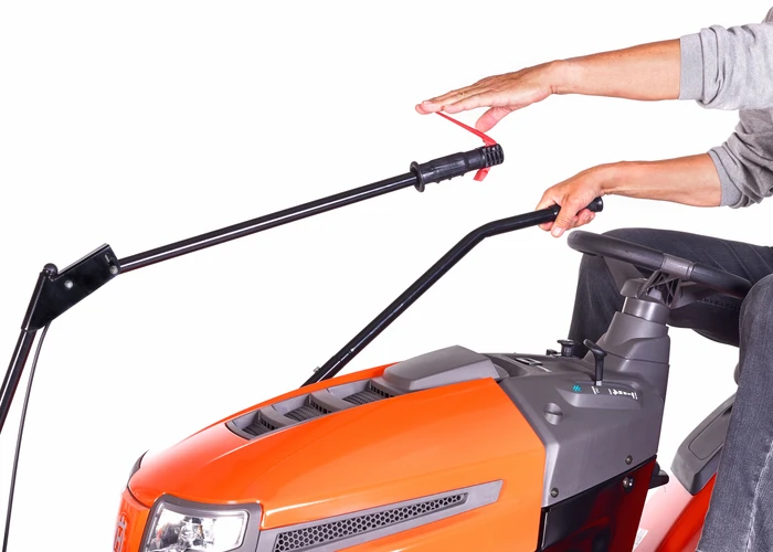 Plow blade angle adjustment SUPERCOMFORT