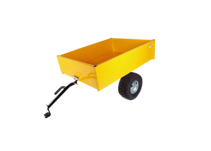 TR 220S Anhänger für Rasentraktor-GELB