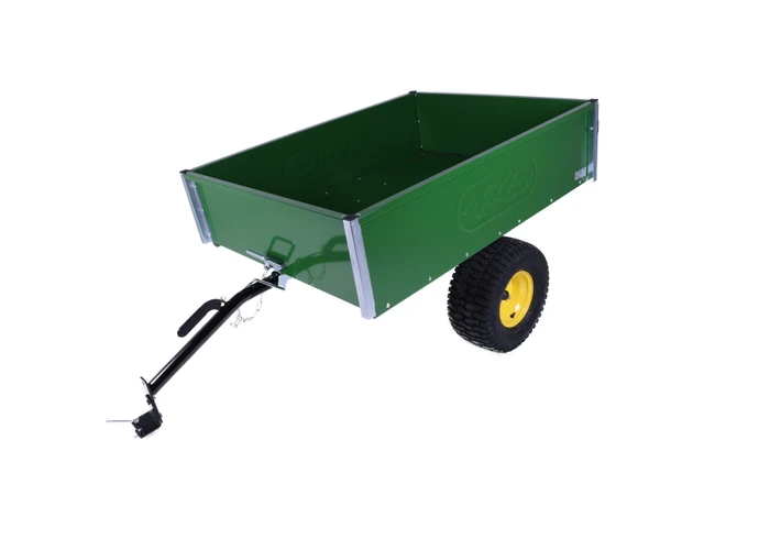 TR 220S Anhänger für Rasentraktor-VERZINKT+Grün