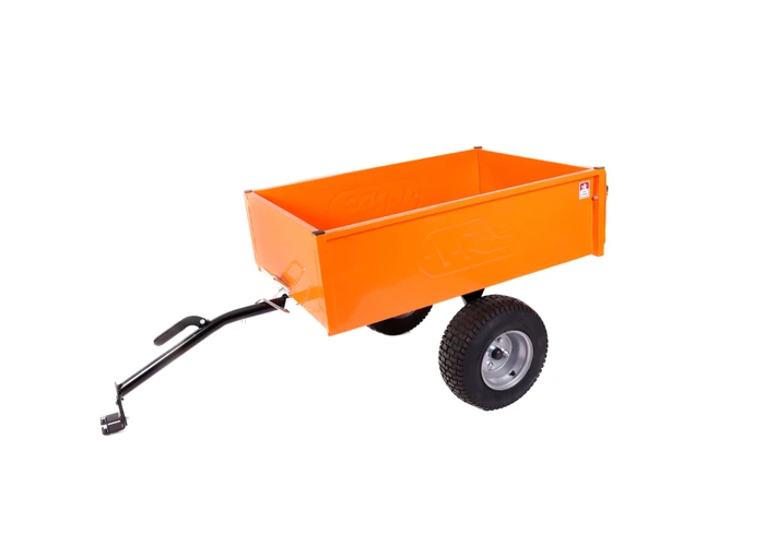 TRVMS Anhänger für Rasentraktor-ORANGE