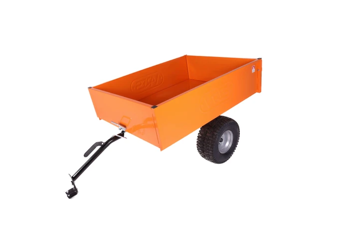 TR 220S Anhänger für Rasentraktor-ORANGE
